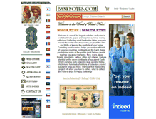 Tablet Screenshot of banknotes.com